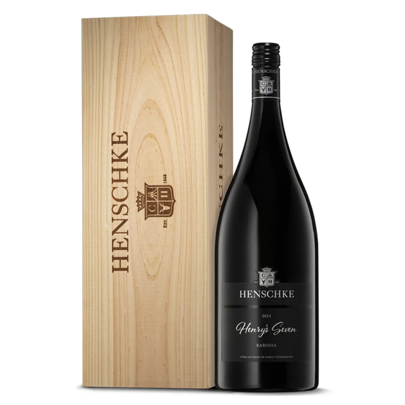 2024 Henschke Henry's Seven Shiraz Blend 1.5L Magnum Wooden Gift Box