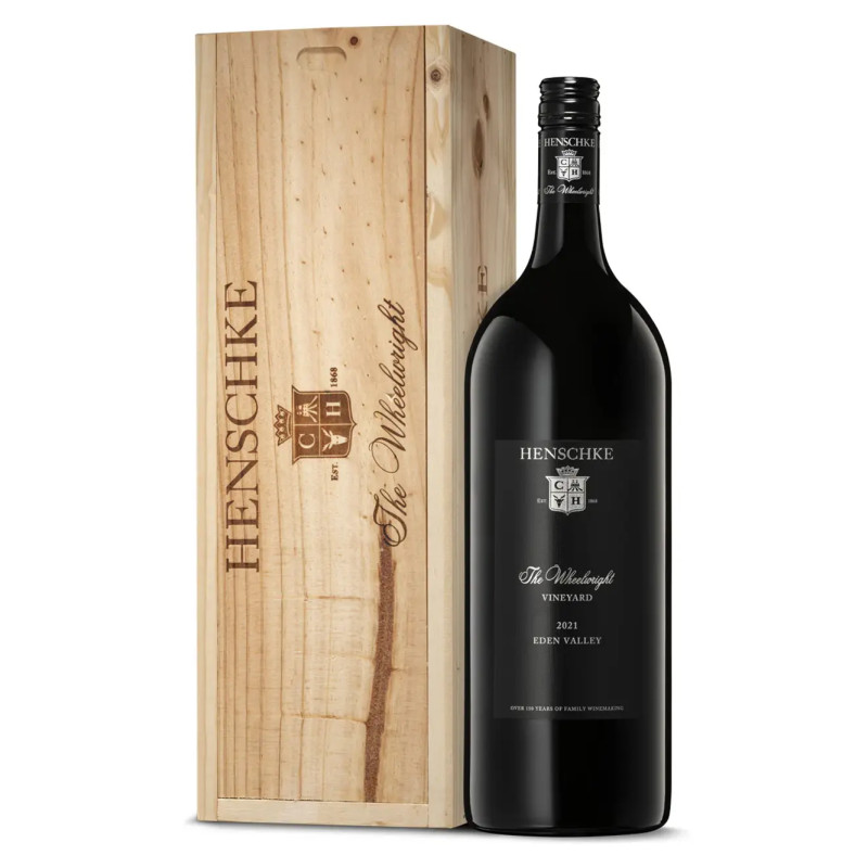 2021 Henschke The Wheelwright Shiraz 1.5L Magnum Wooden Gift Box
