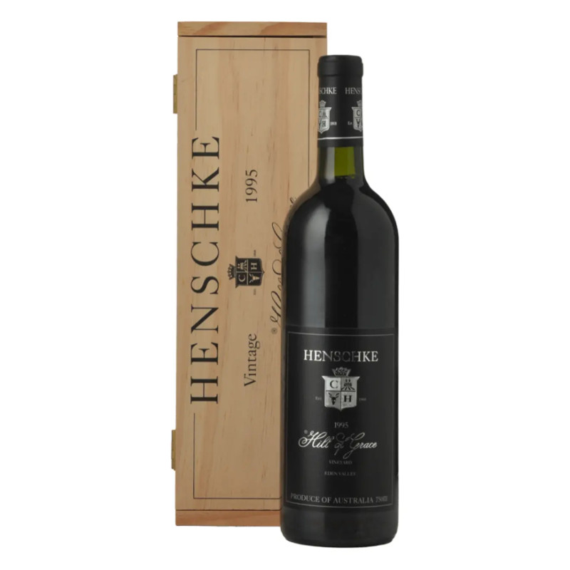 1995 Henschke Hill of Grace Shiraz 750ml Original Wooden Box