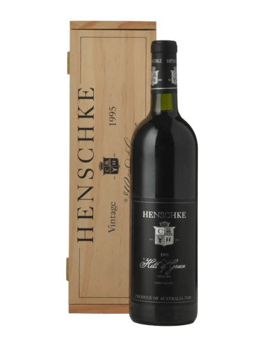 1995 Henschke Hill of Grace Shiraz 750ml Original Wooden Box