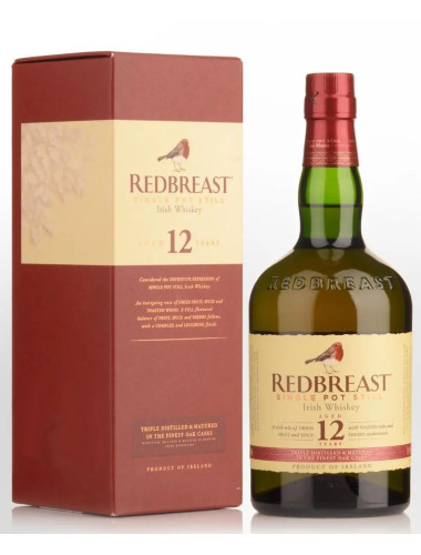 Redbreast 12 Year Old Single Pot Still Irish Whiskey 700ml