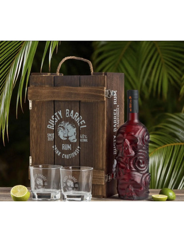 Rusty Barrel Spiced Rum Gift Pack