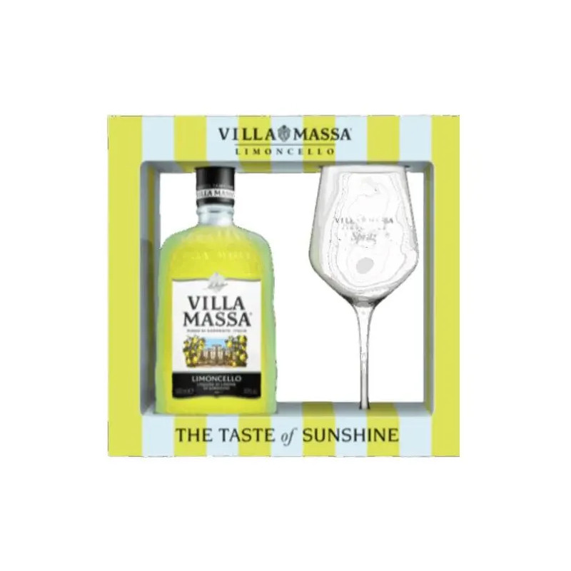 Villa Massa Limoncello Glass Pack