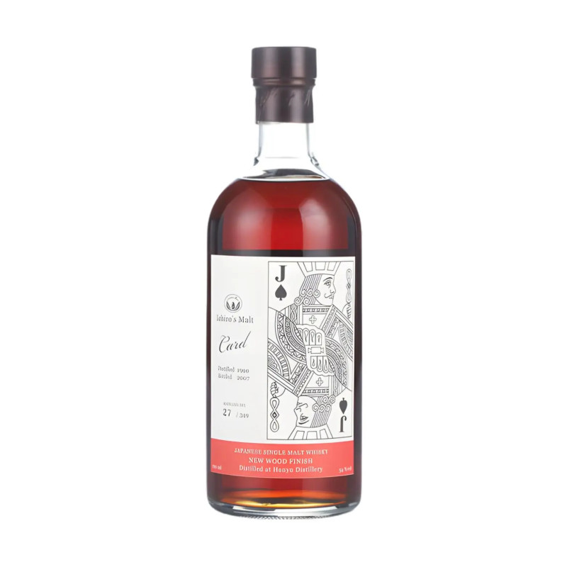 Ichiro's Malt Hanyu 'Jack of Spades Card' New Wood Finish Single Malt Japanese Whisky