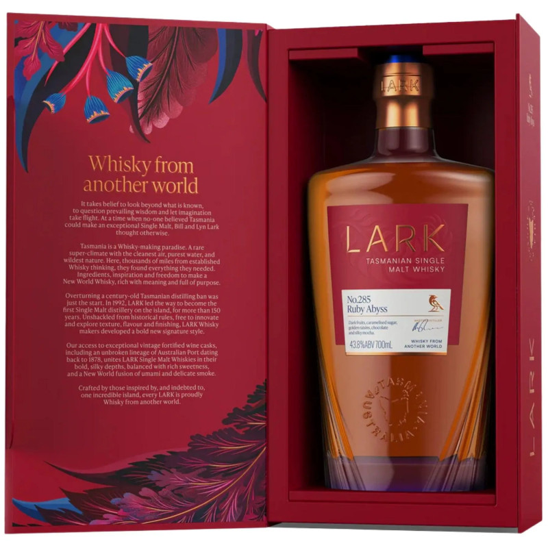 Lark Ruby Abyss No.285 Single Malt Whisky 43.8% 700ml - Limited Release