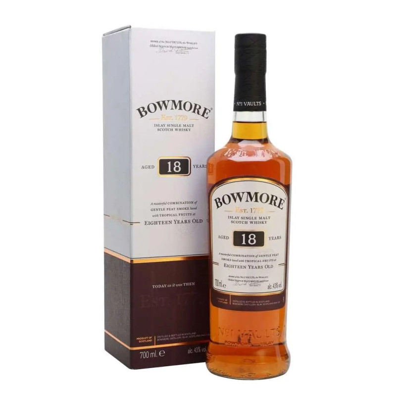 BOWMORE ISLAY MALT 18YO  700ML