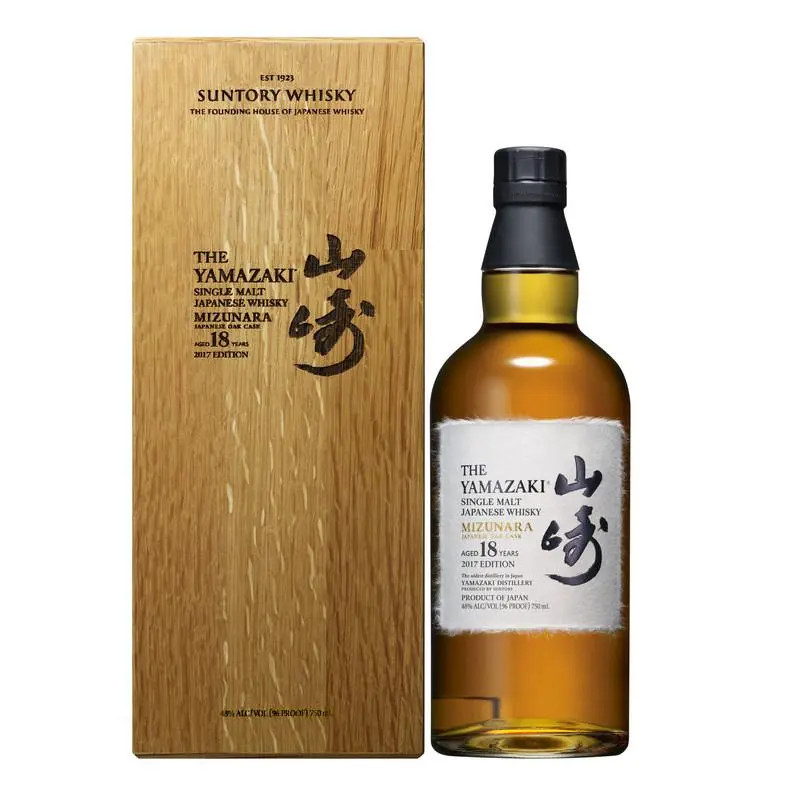 Yamazaki Mizunara 18 Year Old Single Malt Whisky 2017 Edition 700ml