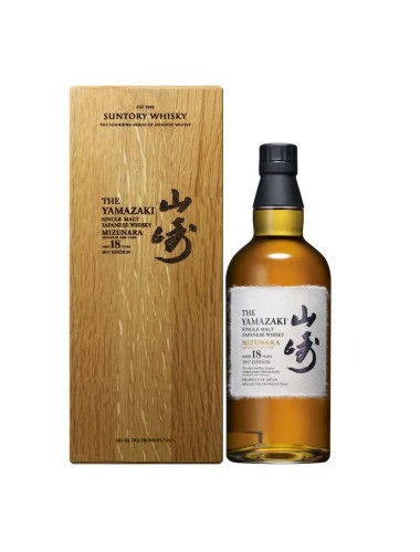 Yamazaki Mizunara 18 Year Old Single Malt Whisky 2017 Edition 700ml