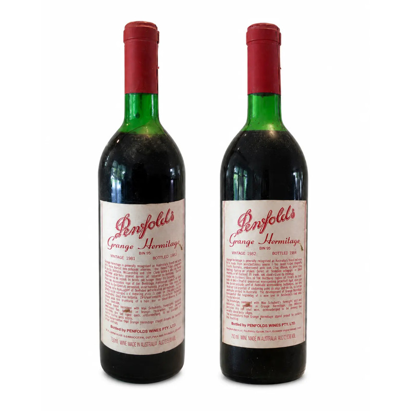 Penfolds Bin 95 Grange Hermitage 1981 and 1982