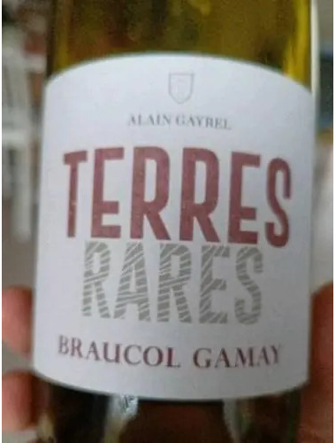 Terres Rares Braucol Gamay