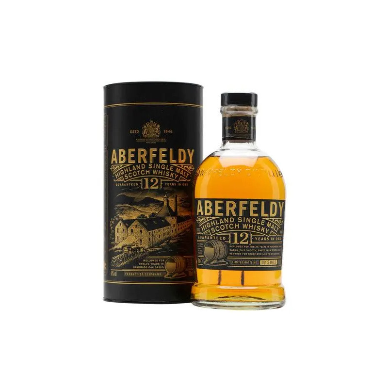 Aberfeldy 12 Year Old Single Malt Scotch Whisky 700mL