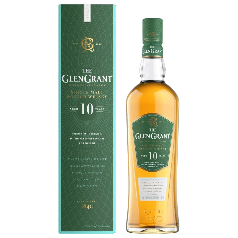 Glen Grant 10 Year Old Scotch Whisky 700mL