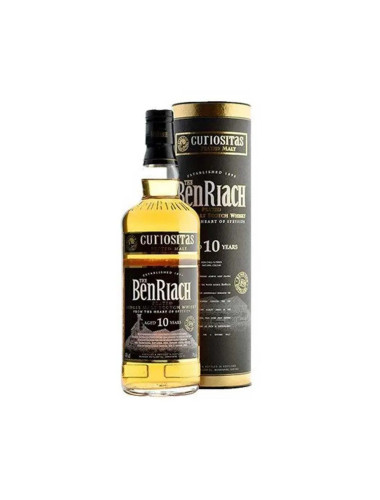 The Benriach 10 YO Curiositas Peated Single Malt Scotch Whisky 700mL