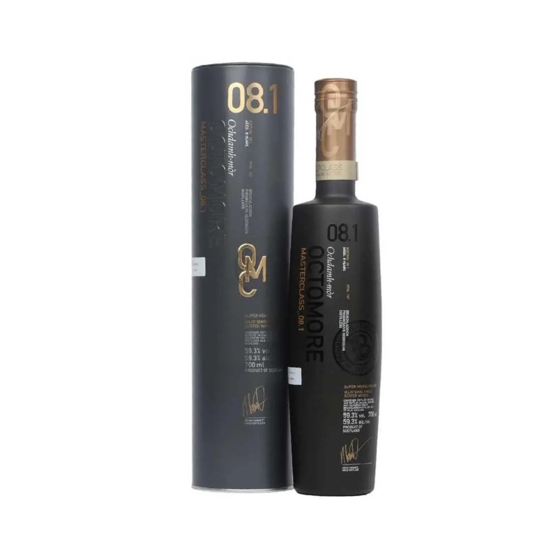 Bruichladdich Masterclass Octomore 8.1 Scotch Whisky 700mL