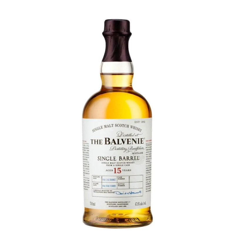 The Balvenie Single Barrel 15 Year Old Scotch Whisky 700mL