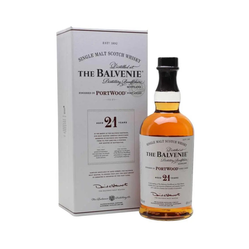 The Balvenie Portwood 21 Year Old Single Malt Scotch Whisky 700mL