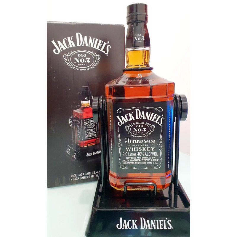 Jack Daniel's Old No.7 Tennessee Whiskey With Cradle 3L