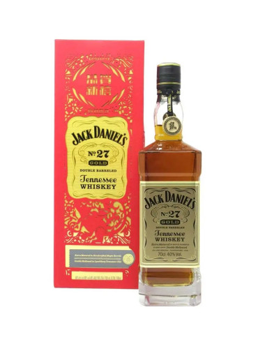 Jack Daniel's Gold No. 27 Double Barreled Tennessee Whiskey With 2020 Gold Medallion 700mL
