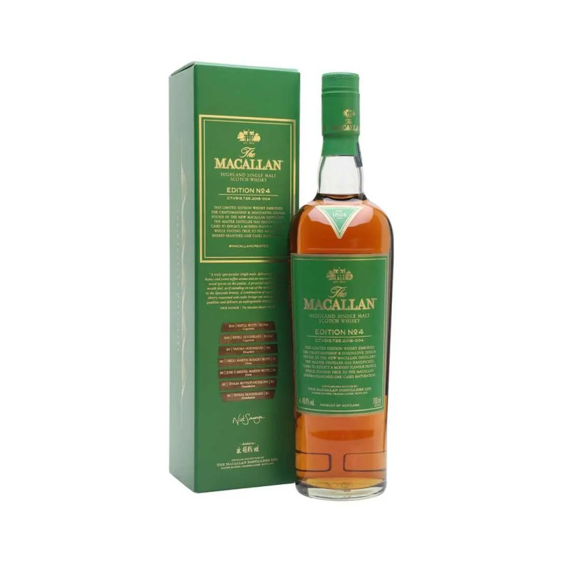The Macallan Edition No. 4 Single Malt Scotch Whisky 700mL
