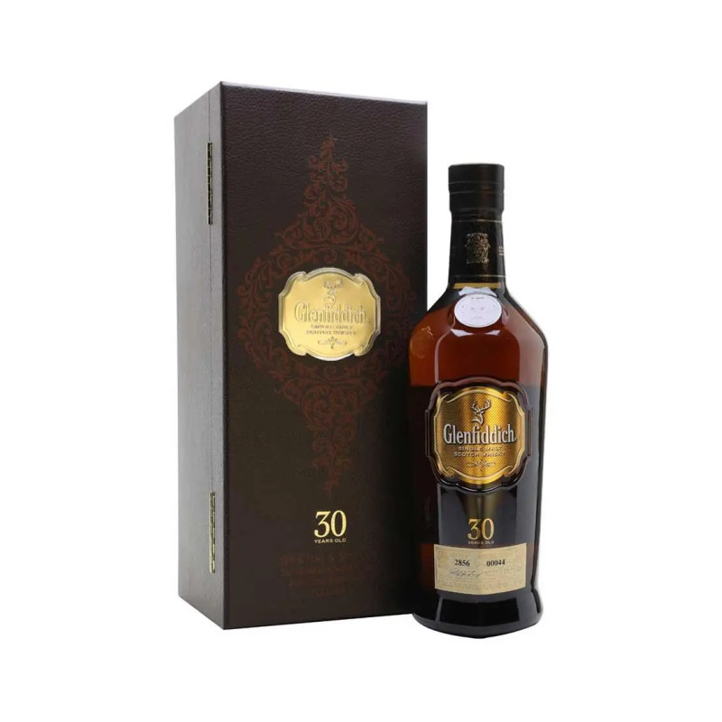 Glenfiddich 30 Year Old Single Malt Scotch Whisky 700mL