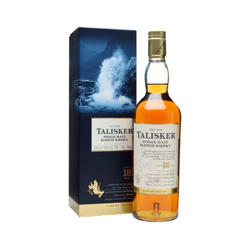 Talisker 18 Year Old Single Malt Scotch Whisky 700mL