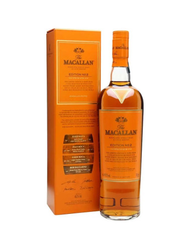 The Macallan Edition No. 2 Single Malt Scotch Whisky 700mL