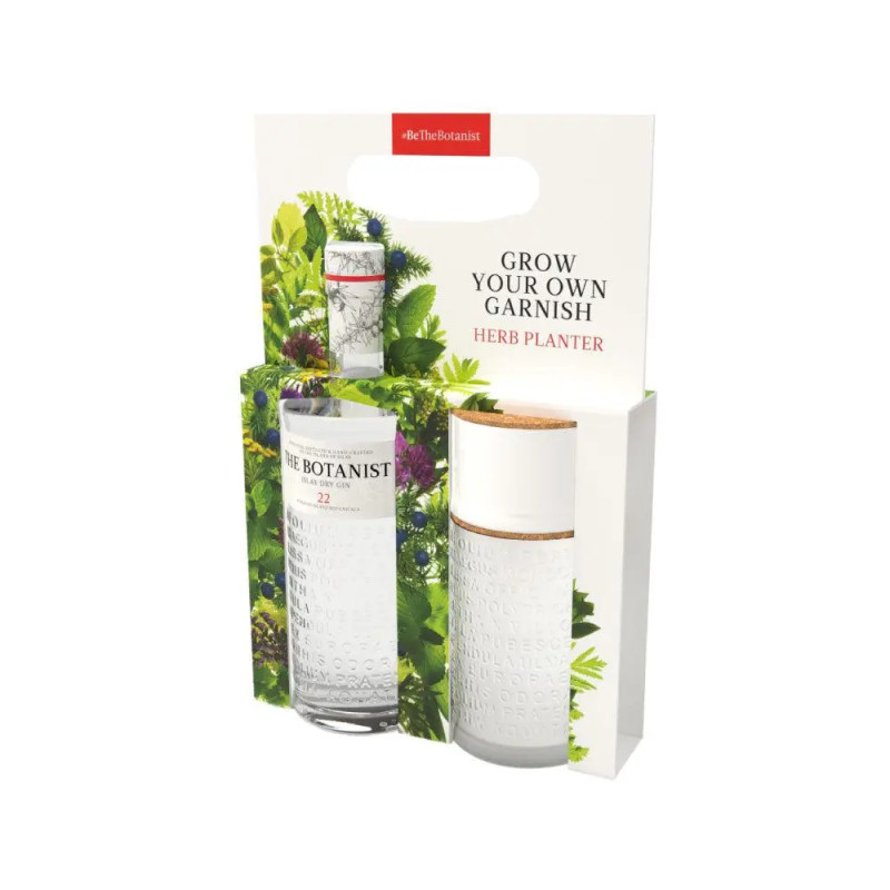 The Botanist Islay Dry Gin Herb Planter Gift Pack 700mL