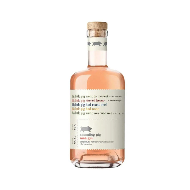 Squealing Pig Rose Gin 700mL