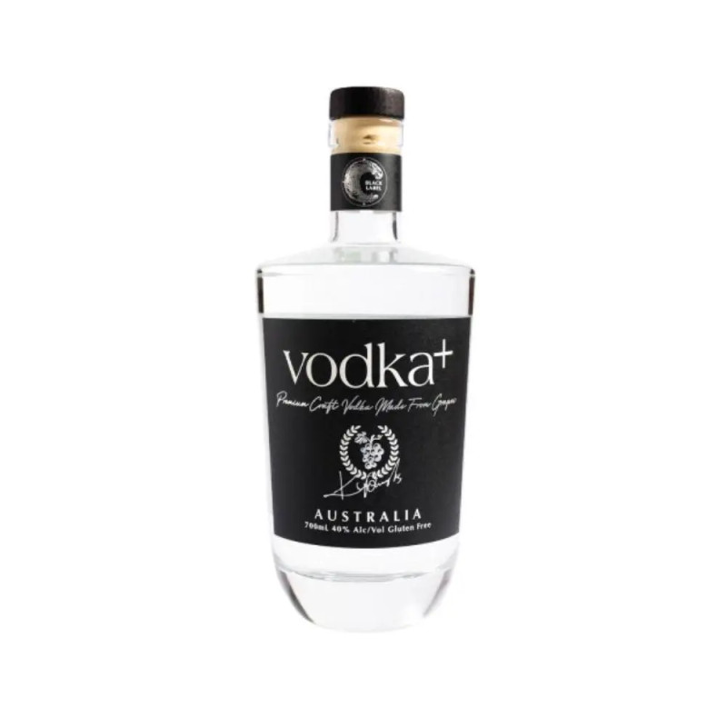Vodka+ Vodka Plus Premium Craft Black Label Vodka 700mL