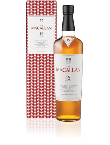 The Macallan Double Cask Matured 15 YO Single Malt Scotch Whisky 700mL