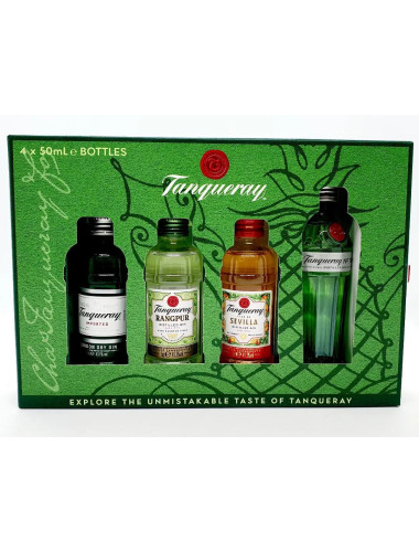Tanqueray Gin Minis Gift Pack 4 X 50mL