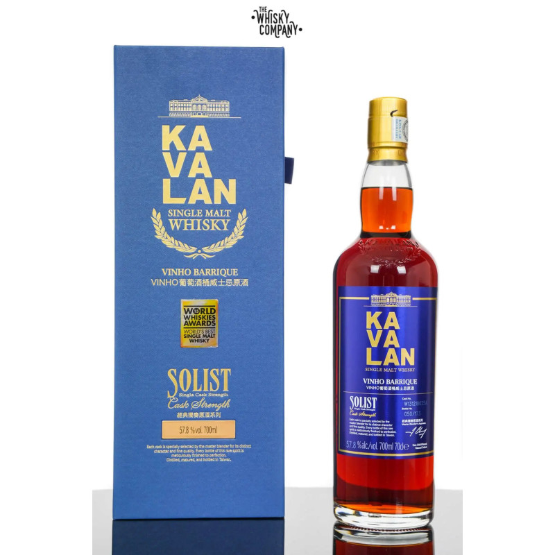 Kavalan Solist Vinho Barrique Single Malt Cask Strength Whisky 700mL