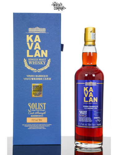 Kavalan Solist Vinho Barrique Single Malt Cask Strength Whisky 700mL