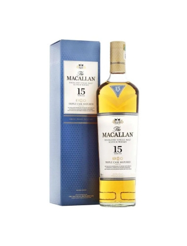 The Macallan Triple Cask Matured 15 YO Single Malt Scotch Whisky 700mL Discontinued