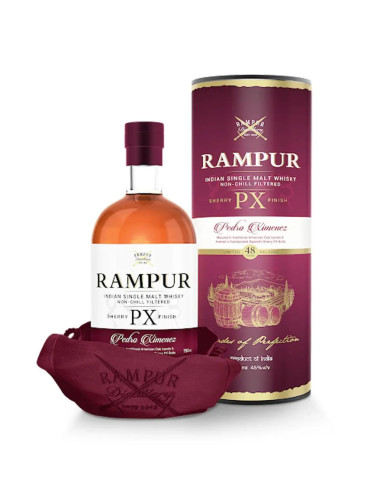 Rampur PX Sherry Cask Single Malt Indian Whisky 700mL RARE