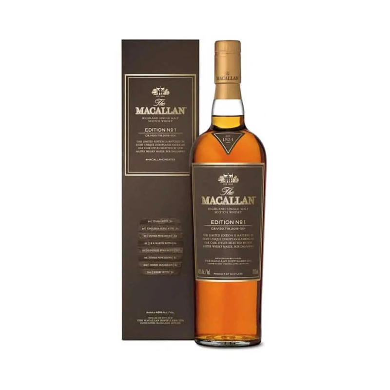 The Macallan Edition No. 1 Single Malt Scotch Whisky 700mL