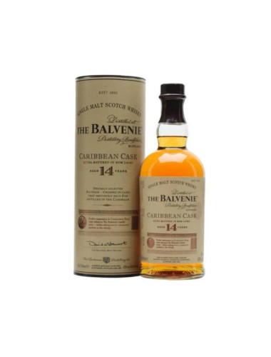 Balvenie 14 Year Old Caribbean Cask Scotch Whisky 700mL