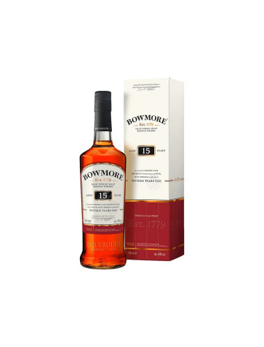 Bowmore 15 Year Old Single Malt Scotch Whisky 700mL