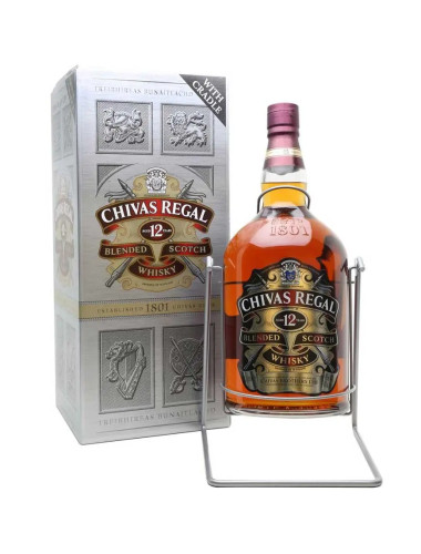 Chivas Regal 12 YO Scotch Whisky In Cradle With Gift Box 4.5 Litre