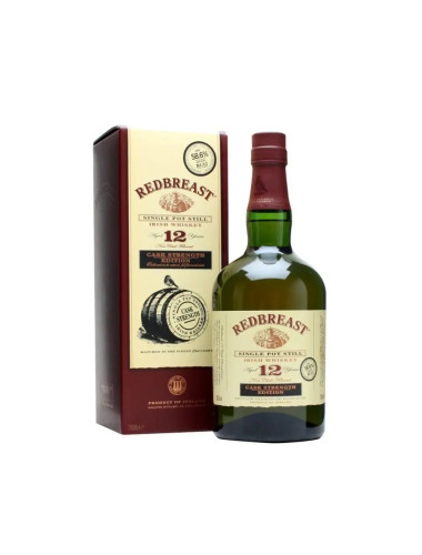 Redbreast 12 Year Old Single Pot Still Irish Whiskey Cask Strength 700mL