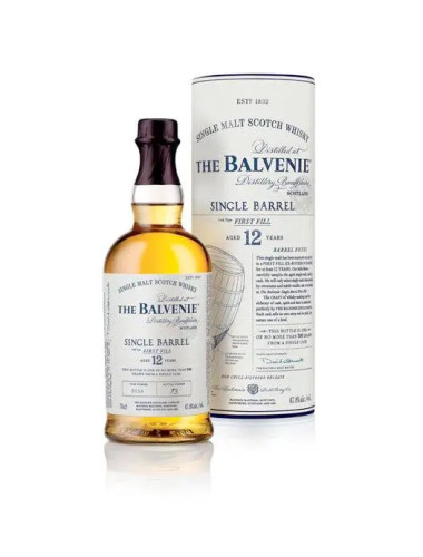 Balvenie 12YO First Fill American Oak Single Barrel Single Malt Whiskey 700mL