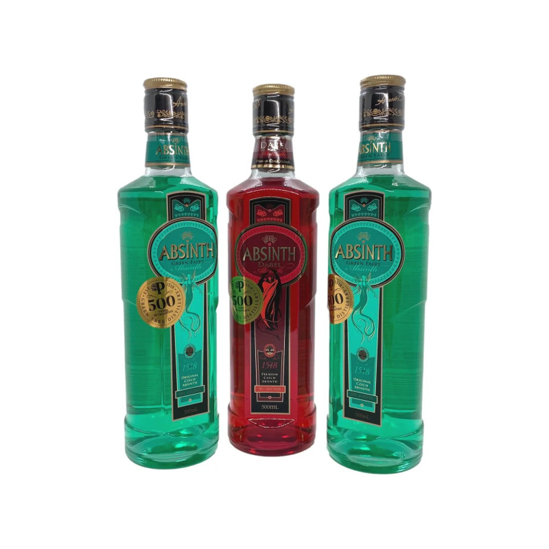 Green Fairy Absinth Set 3X500mL 40%,60%,70%