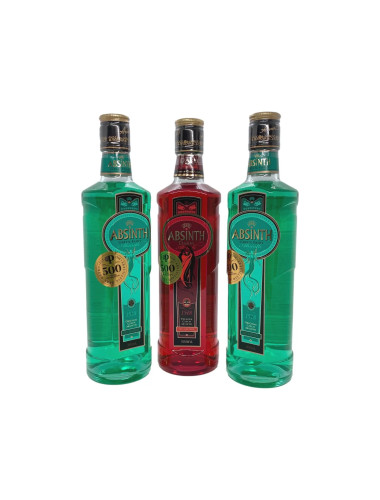 Green Fairy Absinth Set 3X500mL 40%,60%,70%