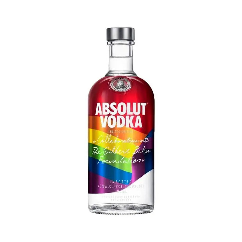 Absolut Vodka Rainbow Limited Edition New 700mL