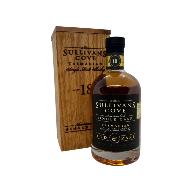 Sullivans Cove 18 YO American Oak Barrel Single Cask Single Malt Whisky Old & Rare 700mL Barrel No. HH0273