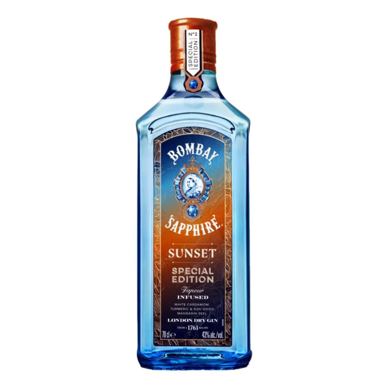 Bombay Sapphire Special Edition Sunset Gin 700mL Discontinued
