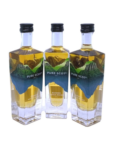 Pure Scot Blended Scotch Whisky 3X50mL