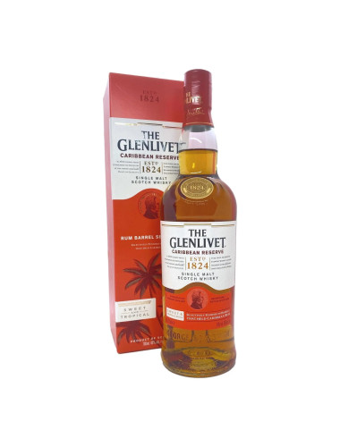 The Glenlivet Caribbean Reserve Single Malt Scotch Whisky 700mL