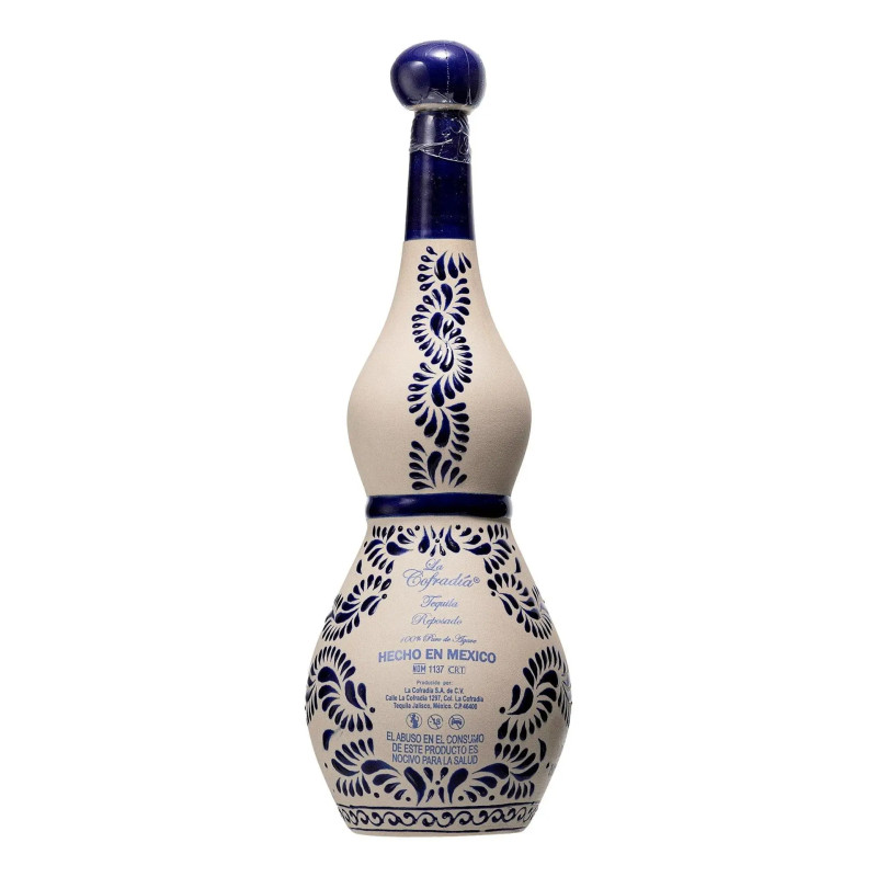 La Cofradia Torre De Picos Reposado Tequila - Ceramic Bottle 750mL