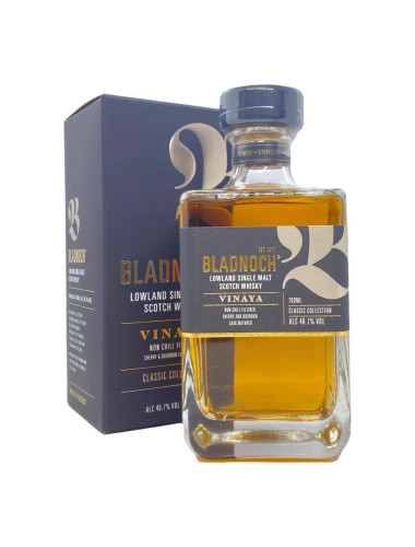 Bladnoch Vinaya Lowland Single Malt Scotch Whisky 700mL